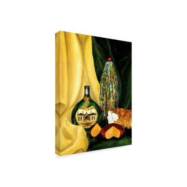 Sher Sester 'Wine And Cheese' Canvas Art,24x32